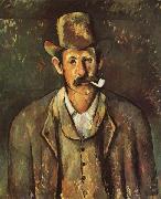 Paul Cezanne Man with a Pipe France oil painting artist